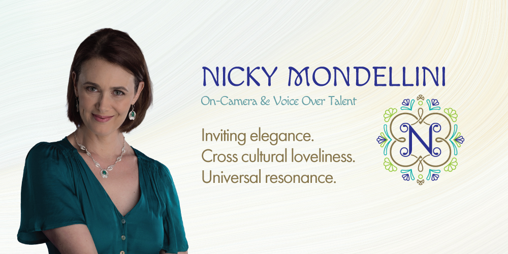 Nicky Mondellini On-Camera & Voice Over Talent Mobile Banner